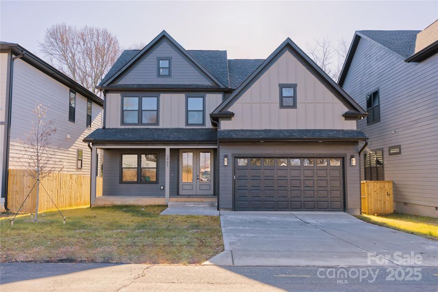 Introducing a semi-custom new construction residence in one of Charlotte's most desirable locations. Offering right under 3,000 square feet of thoughtfully designed living space, this home features 4 bedrooms, 3 full baths and a large bonus room upstairs. Grand two-story entrance and an open floor plan with abundant natural light, and premium finishes throughout. The gourmet kitchen is open to the living room and dining area, creating a true centerpiece for both daily living and entertaining. The primary suite offers a private retreat with a spa-like bath designed for relaxation. Prime location!!! Only 9 minutes away from uptown and all the entertaining, dining, shopping and amenities in the surrounding areas. This semi-custom build combines modern elegance, functionality, and an exceptional setting - a rare opportunity you don't want to miss!!