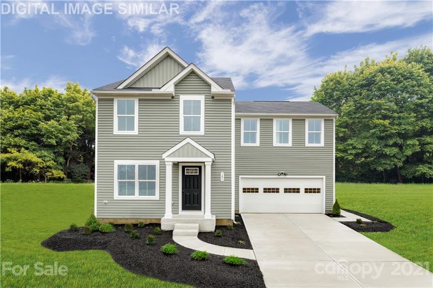 A 4 bedroom home that offers lots of space and a modern design. As you enter the foyer, the open first floor greets you with a light and airy feeling. The great room flows into the dinette and kitchen area so you never miss a moment with friends or family. Upstairs the bedrooms are oversized and elegant, with even the secondary bedrooms sporting generous closet space. All appliances included Electric Range, Microwave, Dishwasher, Refrigerator, and Washer & Dryer. To- Be- Built. Seller to pay $4,000 towards closing costs with the use of our preferred lender.  Pricing based on  Elevation B with partial porch