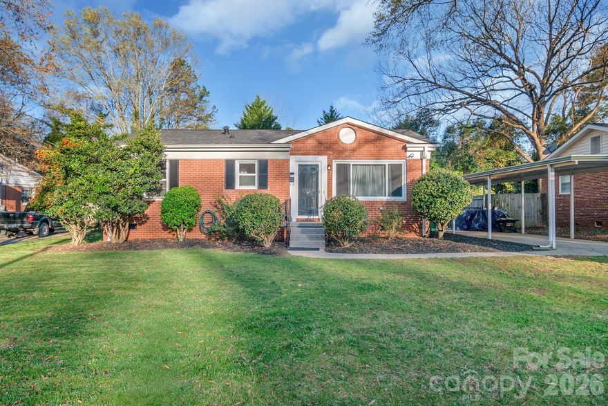 If you’ve been looking for a move-in ready home with the major updates already done, this is the one to see.
Located at 2400 Markham Court in Charlotte’s 28205 zip code, this updated ranch puts you minutes from Plaza Midwood, NoDa, and Uptown—close to everything without being right in the middle of it. Set on a quiet street right next to Kilborne Park, you’ve got green space, walking trails, and a neighborhood feel right outside your door.
The updates are what make this one stand out. The home features a new roof (2024), updated electrical (2020), new plumbing (2020), and a brand new HVAC system (2025).
That’s the kind of work most buyers worry about—and it’s already been taken care of here.
Inside, you’ll find hardwood floors, fresh paint, and an updated kitchen with white shaker cabinets, tile flooring, and a clean, modern feel. The bathroom has been updated, and the room sizes are larger than you’d expect for a home this size, giving you flexibility for how you live and use the space.
The layout is simple and easy to live in, with one-level living that just makes sense—whether you’re relaxing at home or having people over.
Outside, the yard is flat, usable, and fenced—giving you space to entertain, garden, let a dog run, or just enjoy being outside.
Homes in this price range often need significant updates—this one doesn’t. This one stands out because that work has already been done, and it shows.
You’re also buying into an area that continues to see strong demand because of its proximity to some of Charlotte’s most popular neighborhoods, which matters not just now—but when it’s time to sell.
If you’ve been looking in this area, you’ll recognize the value here pretty quickly.
Schedule your showing or come see it in person—you’ll feel the difference as soon as you walk in.