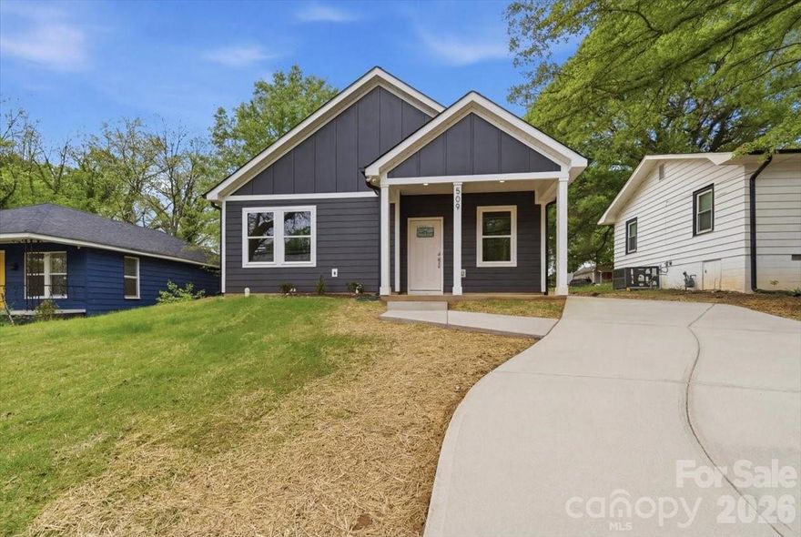 Experience the perfect blend of style and functionality with this new construction residence in Shelby NC. Designed with modern living in mind, this home features a spacious open-concept floorplan, ideal for both everyday comfort and entertaining guests. Enjoy three generously sized bedrooms and 2 full baths, offering flexibility for its new buyer or remote work needs. The chef-inspired kitchen showcases sleek stainless-steel appliances and granite counter tops. Step outside to your private backyard. No HOA too. Don't miss your chance to own this incredible property. This property may qualify for 100% financing, combined with two incentives grand from the lender of up to $5000 for closing cost assistance and $5,000 down payment assistance. Check out my other listing 1104 Silver Street, Shelby NC and 811 Craig Place, Shelby NC 28150.