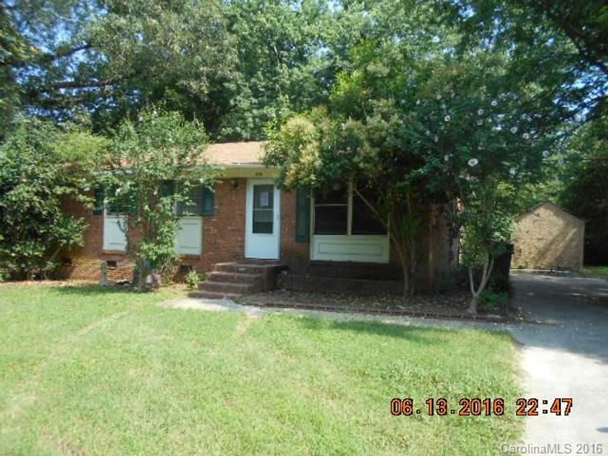 Bring your ideas and make this house "your home"! 3 beds and 1 full bath brick ranch located on large lot. Shady fenced yard will make a great place to relax. Yard extends further than fence giving you space for a game of football or whatever you may want. Marshville Park is just down the road for your enjoyment. Elementary school is within walking distance. Close to everything. Waiting for you!