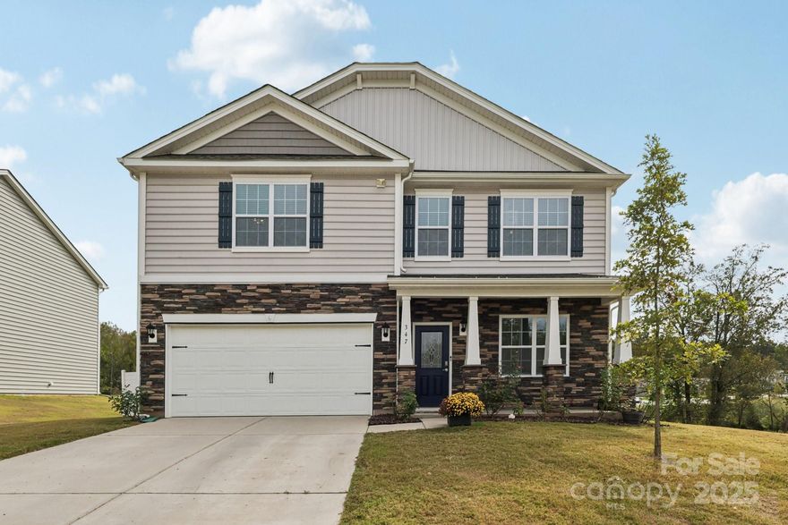 Motivated seller—relocating and ready to move! Don’t miss this opportunity to own a beautifully designed home in the charming town of Locust, where modern comfort meets small-town charm. Just 28 miles from Uptown Charlotte and conveniently located off Albemarle Road, this spacious two-story offers the perfect blend of style, flexibility, and functionality.

Step inside to a bright, open layout ideal for entertaining and everyday living. The main level boasts durable LVP flooring, a dedicated home office with French doors, and a versatile flex/dining room to suit your needs. The kitchen is the heart of the home, featuring granite countertops, stainless steel appliances, a large island, and a walk-in pantry—all opening to a welcoming living room with a cozy fireplace and serene wooded views.

Upstairs, four spacious bedrooms each include their own walk-in closet, plus a generous loft perfect for work, play, or relaxation. The primary suite impresses with vaulted ceilings, dual sinks, and a sleek, modern shower.

Enjoy the perks of a newer community with fantastic amenities, including a cabana, outdoor pool, playground, sidewalks, walking trails, and a dog park. Smart home features like a video doorbell, smart locks, and programmable thermostat offer added convenience and peace of mind.

This home delivers incredible value and all the benefits of modern construction. Schedule your private showing today and bring your offer—seller is ready to make a move!