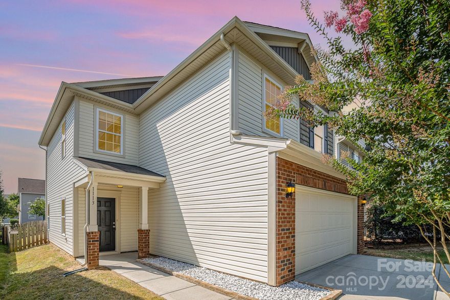 Welcome to 1113 Afternoon Sun Road, a stunning 4-bed, 2.5-bath home in Stallings, NC. This beautifully updated residence features new luxury vinyl plank flooring on the first floor and new carpeting upstairs in the bedrooms and hallway. Enjoy outdoor living with a new pergola and extended concrete patio. Ample storage and closet space throughout. Walk to Stallings Elementary on new sidewalks. Neighborhood amenities include a pool, clubhouse, and play areas. Convenient access to 485, shopping, the by-pass, and the new hospital. Don't miss this exceptional opportunity!