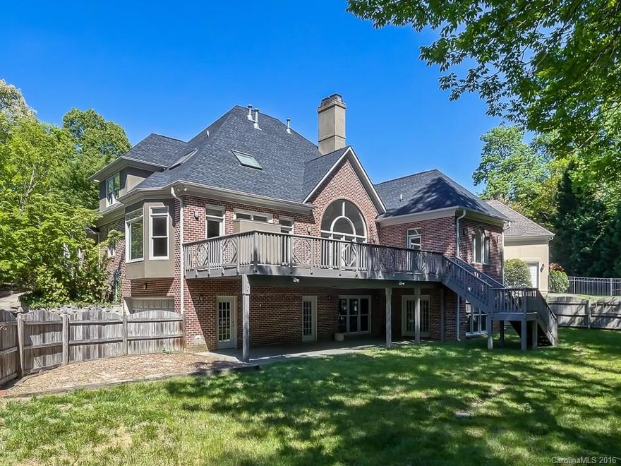 6500+ square ft Eastover home with huge open kitchen/eating area/keeping room with fireplace, and a convenient side entrance. Two story family room, master suite on main has fireplace, three walk in closets and a separate office/library steps away.  The basement boasts billiards area with wet bar, exercise room, full bath with sauna, wine vault, huge bonus room, a second laundry room. 1/2 acre private fenced yard Highly sought after school district.  So much house for the money and location.