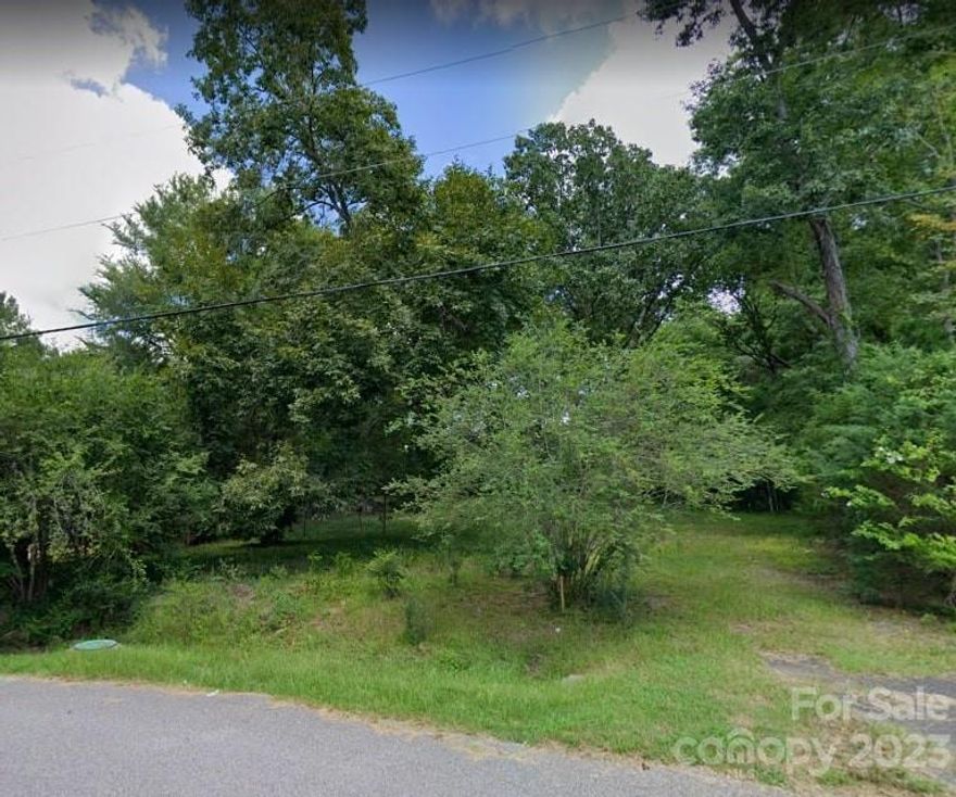 Build your Dream Home on this large, flat lot with beautiful, mature trees, road frontage, utilities at the street from the home previously on this lot. Great location convenient to I-77, Downtown Rock Hill, and Shopping nearby. No HOA! There are plans available for a gorgeous Ranch Home already approved by the City of Rock Hill available. Click on SAMPLE Floor Plan approved by the City available for purchase from the owner. Several new construction homes on the same street makes this lot the prime candidate for your new home build or your next Rental Portfolio addition. VA $0 down, FHA 3.5% down, Conventional 5% down Construction Loans. I have a lender who will buy the land and you can build on it with an All-In-One Construction Loan. Manufactured Homes not allowed.