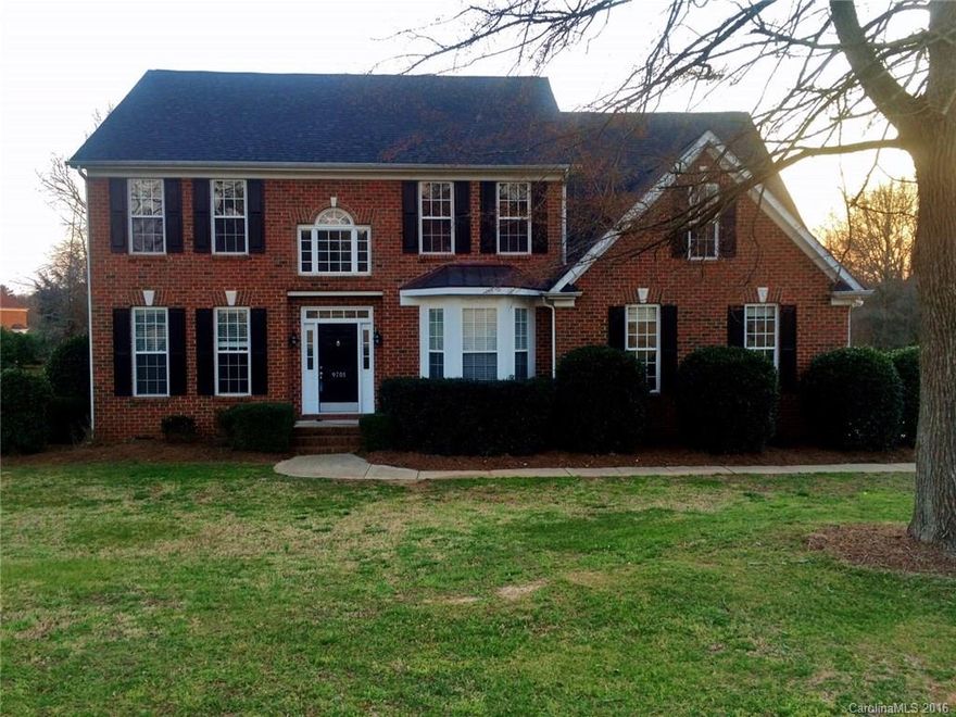 Full Brick home on nearly 1 acre level corner lot in Weddington! All new and neutral interior paint, carpets, kitchen/breakfast/bath tile floors. New Water Heater SS appliances/granite countertops in kitchen, open to Great Room with gas FP all overlooking huge fenced rear yard. Nice deck, and large in-ground pool. Pool has new tile, coping and deck sealant. Large US Bonus room with large closets. US Laundry room. Convenient bedroom/office on main with a full bathroom. Move-in Ready.