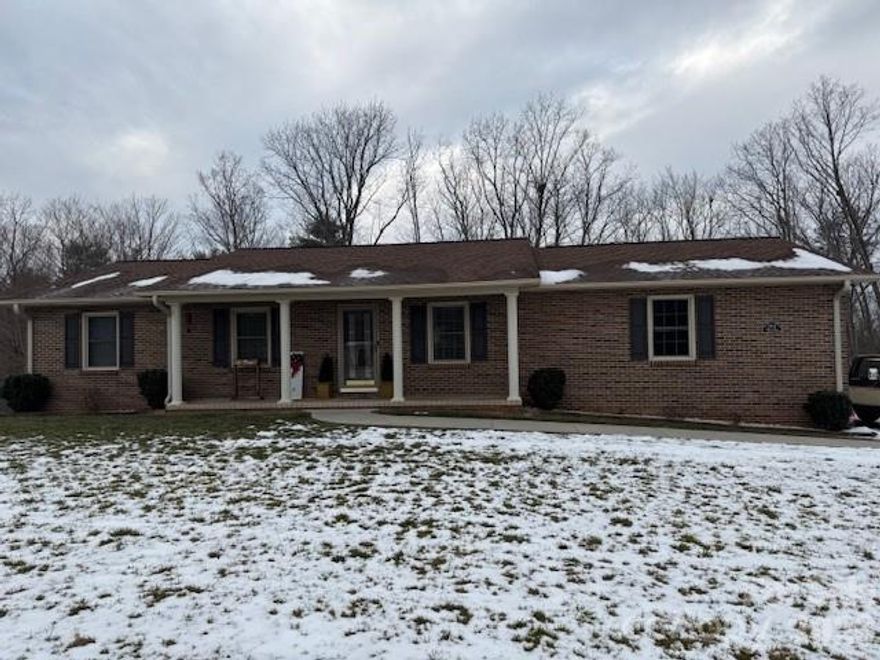 Come check out this charming brick ranch sitting on just over an acre of land! This home has 3 bedrooms and 2 baths plus a partially finished basement with an unfinished side for plenty of storage. Enjoy the warmth of a gas log fireplace or enjoy the outdoors and entertain on the large rear deck. Back yard has plenty of room for future projects such as a workshop or large home garden!