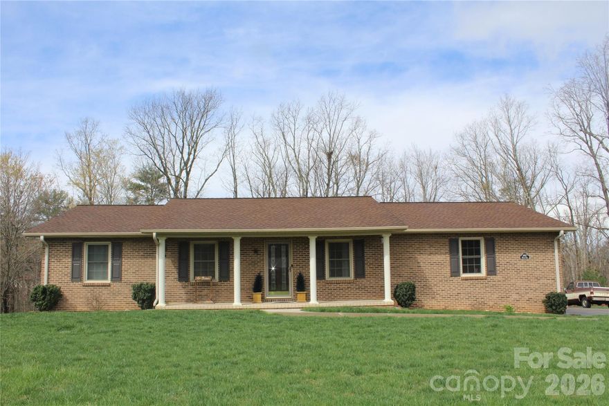 Come check out this charming brick ranch sitting on just over an acre of land! This home has 3 bedrooms and 2 baths plus a partially finished basement with an unfinished side for plenty of storage. Enjoy the warmth of a gas log fireplace or enjoy the outdoors and entertain on the large rear deck. Back yard has plenty of room for future projects such as a workshop or large home garden!