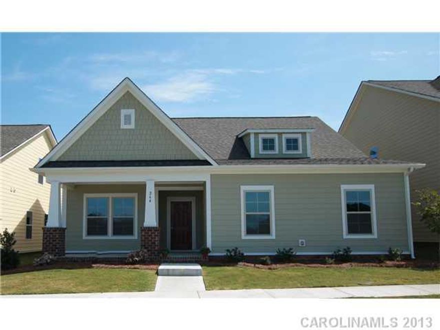 FREE GOLF CART INCLUDE! Located within the new shops at Locust Town Center. This oversized ranch plan features 2400+ HSF, 3bd/3bth, a private Study  & a 2nd Floor Guest Suite. Dont miss the opportunity for a NEW home offering showroom upgrades including Granite Tops throughout, HW & Ceramic  Tile Flooring, Custom Trim & Paint, SS Appliances and much much more! Builder is offering closing costs!