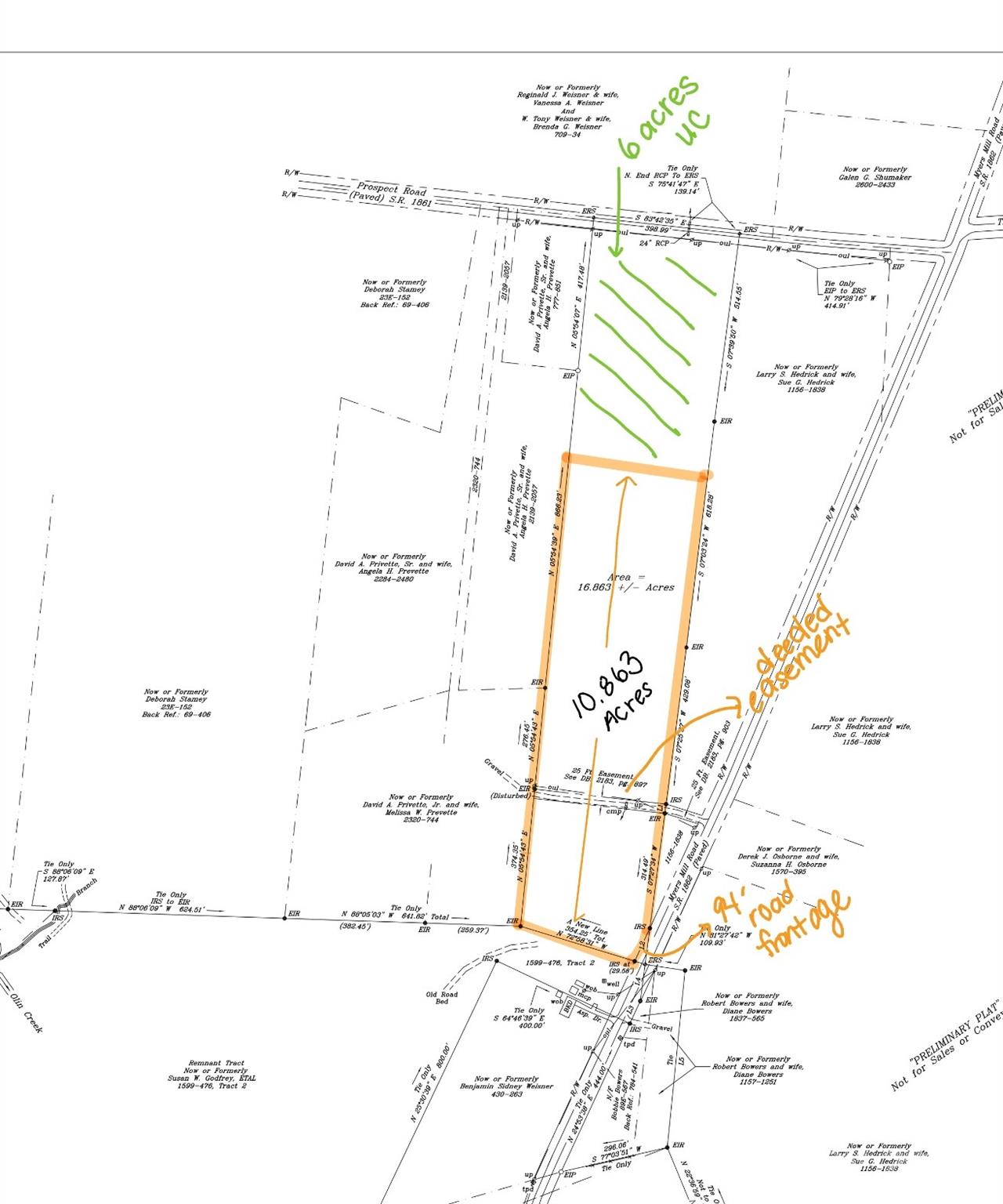 10.863 Acres Myers Mill Road