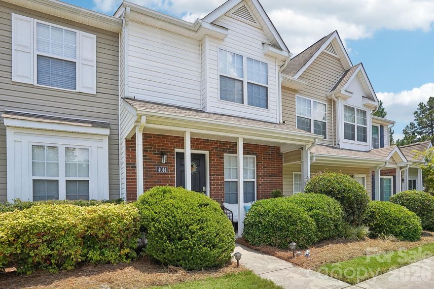 This beautiful move-in-ready townhome has been meticulously upgraded and is being sold fully furnished with all furniture and appliances to convey. This house also includes new blinds, a newer HVAC system, fresh paint throughout, a stylish kitchen backsplash, new LVP floors, and a new hot water heater. Additionally, the home boasts an automatic living room shade and new kitchen appliances, including a refrigerator, microwave, and dishwasher (all upgrades in 2023). Both bedrooms each have their own en-suite bathroom, providing privacy and convenience. Finally, enjoy the ease of access to the community pool amenities, perfect for relaxing on warm days. Plus, benefit from a quick and convenient commute to the vibrant Ballantyne area and the newly built Target and Costco.