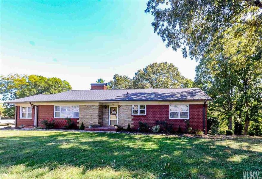 Move in ready brick ranch with full basement, in-law apt in basement with kitchen and full handicap accessible bath, roof and gutters new in 2016, insulation added in attic to R38 in 2015, beautiful lot with circle drive, meticulously maintained inside and out, gorgeous hardwood floors, brand new stainless appliances on main level including a fabulous gas range, refrigerator and dishwasher, appliances in basement kitchen stay, 4th bedroom is currently being used as a formal dining room, back patio off of main level den, nearly an acre lot overlooking the optimist park ball field, plenty of space for the growing family, tons of storage and shelving in basement stays! Just pull up, unpack, move in and go play in the park! Nothing to be done here!