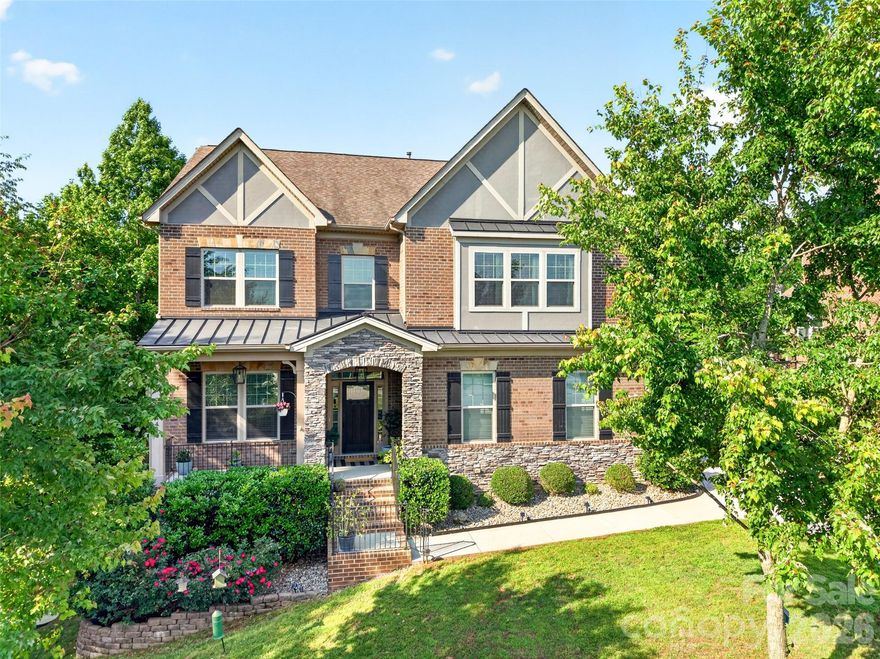 Beautiful brick-and-stone home situated on over 1.2 private acres in a charming cul-de-sac. The perfect setting for playing and enjoying neighborhood living. This thoughtfully designed home features a main-level office and guest suite with full bath, ideal for visitors or multi-generational living. The open gourmet kitchen complete with Electrolux appliances, features a breakfast area that overlooks the serene backyard and flows seamlessly into the spacious great room featuring a stacked stone fireplace and elegant coffered ceiling. Upstairs, the expansive primary suite offers a vaulted ceiling and spa-inspired bath complete with a jetted soaking tub. Large secondary bedrooms, a spacious hall bath, and a bonus room provide plenty of room for play, relaxation, or flexible living space. Fresh interior paint has recently been completed, giving the home a bright and refreshed feel throughout. 
Enjoy peaceful outdoor living with a wooded backyard, a brand-new Trex deck, and a brick paver patio with hot tub — the perfect place to relax and unwind under the stars. There is room in the backyard for a pool if you choose to add one later. Additional crawl space storage provides plenty of room for organization and seasonal items. The property goes to the left which has an open field, this is where the septic system is located, adding to the spacious feel of the lot. Great place to pick up a game of ball. A 3-car garage offers ample space for vehicles, storage, hobbies, or all your outdoor toys.
Located in a highly desirable community with amenities including a clubhouse, pool, playground, and year-round holiday events. Conveniently located in the Denver area and zoned for North Lincoln schools, known for their outstanding college concurrent program.