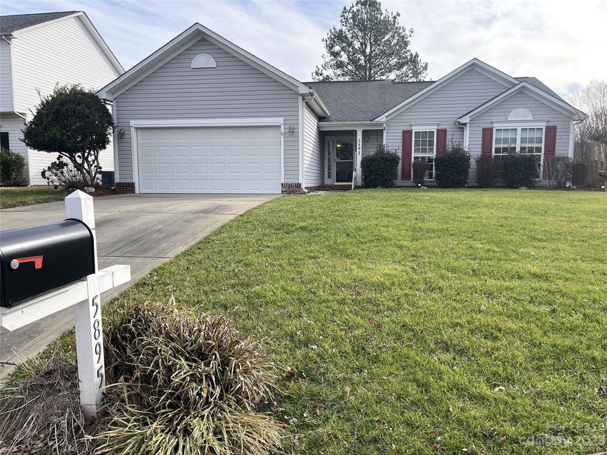 Fantastic 3 bed, 2 bath, 1,556 sq. ft. ranch home NOW AVAILABLE in the Ridge Crossing community! This home welcomes you into a spacious great room/family room with a cozy fireplace and a pass-through to the updated kitchen. The deck in the tree-lined back yard offers a great spot for outdoor relaxing, dining and entertaining! Your primary bedroom boasts a walk-in closet, vaulted ceiling, and an en suite bath with dual vanities, a garden tub and separate shower. Two additional bedrooms share a second full bath. The television in the living area and the washer/dryer set are included. 
*Please note that the shed located on the property is not available for resident use.