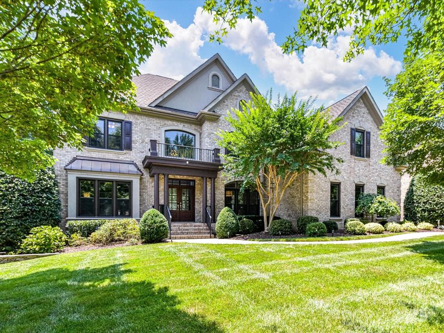 Nestled on a private cul de sac in the sought-after River Run community,  this beautiful 5 bed, 4 bath brick home offers an ideal blend of modern comfort & timeless elegance. Enjoy stunning new hardwood floors on the main level, plantation shutters, fresh paint throughout, tray ceilings & crown moldings. The inviting family room features custom built-ins & a stone fireplace, while the gourmet kitchen showcases granite counters, built in gas stovetop & an abundance of cabinetry.  Relax in the outdoor oasis featuring a screened porch overlooking the sparkling pool, hot tub & stone fire pit on the patio. Additional highlights include a 2023 roof, 2021 A/C and 2021 furnace systems, 2024 upgraded security, 2024 All new Pella UV-filtering windows (except transoms in kitchen), new gutter guards, 2022 sealed & humidity controlled crawl space & 2023 pool resurfacing.  . This home truly shines with its thoughtful updates & luxurious living.