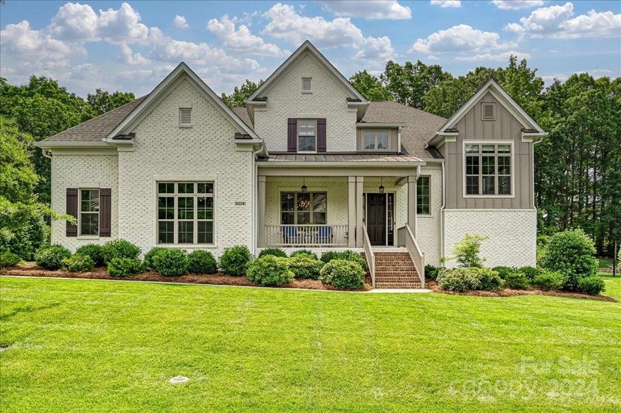 Spectacular brick home in prime location with upgrades galore and with a beautifully landscaped backyard oasis! Upgraded HW flooring main level plus office and upstairs hallways, oversized DR w built-in china cabinet, amazing kitchen w huge Carrara marble center island, white cabinetry, double ovens, adjoining breakfast room, large GR has FP with shiplap trim, spacious screened porch w vaulted ceiling, main level primary BR w custom motorized shades and beautiful BA w garden tub, oversized shower, upgraded vanity tops and shiplap wall trim, large walk-in closet w organizer system plus second closet space currently used as nursery, midlevel office w vaulted ceiling and rear wall of built-in cabinets and shelving, 4 spacious secondary BRs plus bonus room w vaulted ceiling and storage bays, incredible private backyard w garden area, extensive landscaping and stone patio w firepit, semifinished large storage room w exterior access door, many additional upgrades! Showings start 5/18.