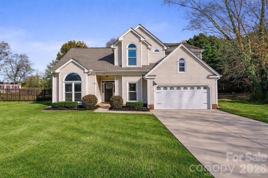 *Sellers are offering $5,000 in seller concession AND a 12 month leased boat slip* Live the Lake Norman lifestyle—without the lakefront price—in one of Mooresville’s most sought-after communities. Welcome to Bridgeport, where lake access is just around the corner, and everyday convenience come together seamlessly. This 3-bedroom, 2.5-bath home with 1,930 sq ft offers the perfect blend of warmth, functionality, and location—ideal for today’s Lake Norman buyer. Step inside to a bright, open main level designed for both connection and comfort. The spacious living room features vaulted ceilings and a cozy brick fireplace with gas logs, creating an inviting space to unwind or gather. The dining room is elevated with a painted wood accent wall, adding character and style as it flows effortlessly into the updated kitchen. The kitchen is thoughtfully designed with stainless steel appliances, a coffee bar, pantry, and breakfast nook, making mornings easy and entertaining effortless. A convenient mudroom and laundry room with cabinetry sit just off the two-car attached garage, along with a half bath for guests—everyday functionality done right. Upstairs, all bedrooms are thoughtfully positioned for privacy. The vaulted primary suite feels like a true retreat, complete with a spa-like bath featuring a soaking tub, walk-in tile shower, and generous space to relax and recharge. Two additional bedrooms and a full hall bath provide flexibility, or home office needs. Outside, enjoy a level, fenced backyard with mature shade trees, a storage shed, and an open patio perfect for grilling and outdoor dining. Whether it’s quiet evenings at home or weekend gatherings, this backyard offers space to enjoy it all. Bridgeport residents enjoy Lake Norman access just steps from the home, along with community amenities including a pool and tennis courts. Located minutes from Langtree’s dining, shopping, and entertainment, with quick access to I-77, this home is especially appealing to locals seeking a lake-centered lifestyle with an easy commute. Location. Lifestyle. Lake access. This Mooresville home delivers it all—comfort, community, and one of the most desirable locations in the Lake Norman area.