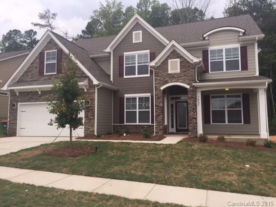 This floor plan is one of our nicest ever designed! The gourmet kitchen comes with a gas cooktop and double ovens. There are hardwoods on the main level. The master suite has a huge walk in closet. This is a must see!