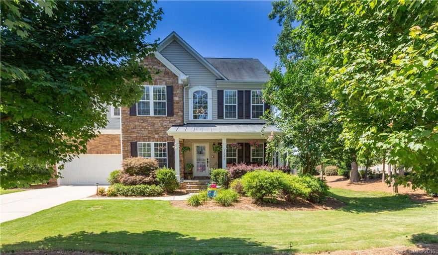 Large corner lot with trees, fenced rear yard, & mature landscape. Hardwood floors, tile & new carpet on main, gas cooktop, double ovens, custom cabinets, eat in kitchen, sunroom & home office! Large secondary bedrooms, his & her master walk in closets, large 4th bedroom/bonus room on 2nd floor. 3rd floor large bonus room w/built in cabinetry! (Ryan has option for 3rd floor bath addition) In ground gas grill line, irrigation & landscape lighting! Former model - See online tour for more!