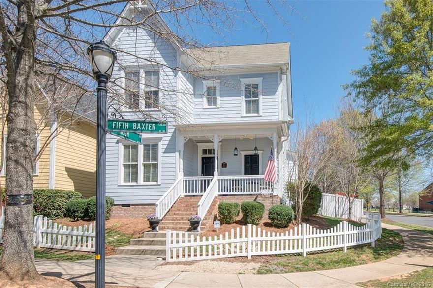 This gorgeous home located in the Baxter Village neighborhood is nestled on a corner lot.  The home is move-in ready and features granite counters, hardwood floors, fully fenced backyard, landscaped yard, detached garage, and rocking chair porch. The beautiful kitchen, with breakfast nook and bar overlooks the living room.  The neighborhood features walking trails, pond, pool, tennis courts, and more!!! Walking distance to Baxter's finest shopping and restaurants!!! Don't miss out on this one!!!