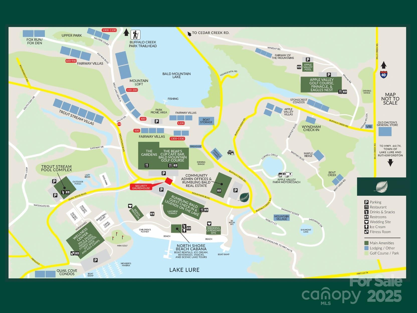 Rumbling Bald on Lake Lure - Land