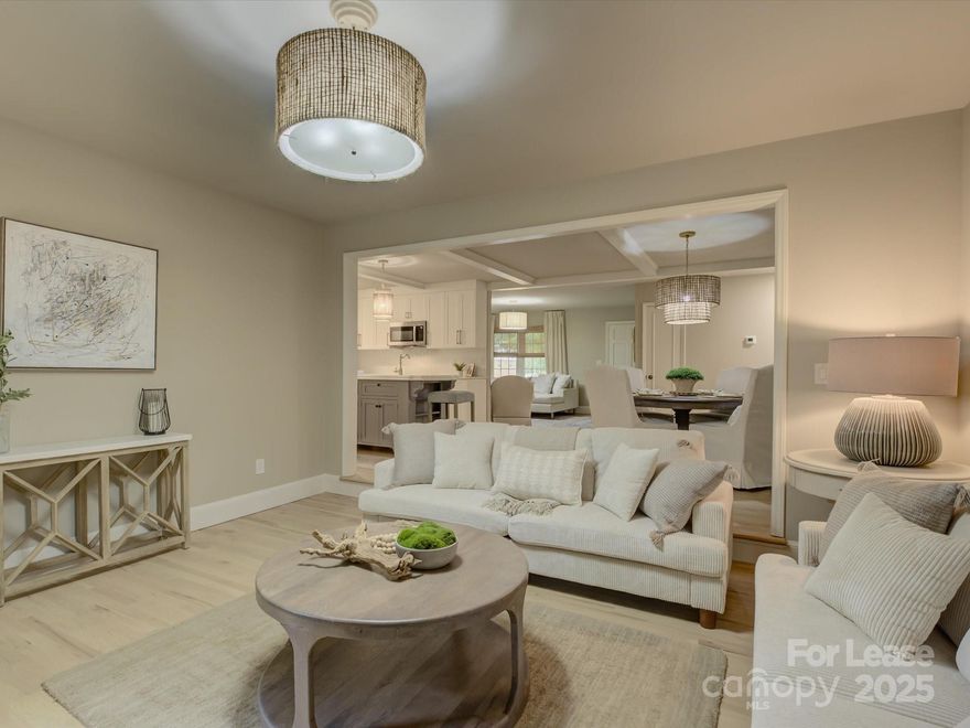 Welcome to this fully updated and fully furnished gem in the highly sought-after Montclaire subdivision, perfectly situated on a quiet street in the heart of South Charlotte. This exceptional rental home comes with everything you need to live comfortably—from stylish furnishings and décor to cutlery, linens, and more—just bring your suitcase and settle right in. The location can’t be beat, offering quick access to SouthPark, South End, Montford, major highways, the airport, Park Road Park, shopping, restaurants, and countless local attractions.

Inside, you’ll find a home that has been completely remodeled from top to bottom, featuring new flooring, elegant light fixtures, and stunningly updated bathrooms. The family room offers cozy furnishings perfect for relaxing in front of the TV, creating an inviting space to unwind at the end of the day. You’ll also enjoy a flex space room that works beautifully as a den, second living room, or dedicated home office—a versatile area to suit your lifestyle. 

The primary suite is a true retreat, boasting a luxurious bathroom with a modern freestanding soaking tub, separate walk-in shower, dual sink vanity, and a spacious walk-in closet. The secondary full bath is equally impressive with its own dual sink vanity and a floor-to-ceiling tiled, extended-length shower.

Additional highlights include a spacious mudroom with laundry area (washer and dryer included) and a convenient half bath/powder room, plus a private back patio and fully fenced backyard—perfect for relaxing or entertaining. Parking is convenient with a one-car carport and large driveway offering ample space for guests.

Applicants should have a minimum credit score of 650, a household income of at least 2.5x the monthly rent, and no prior evictions. As the tenant, you’ll only be responsible for utilities and consumables. Pets accepted conditionally with owner approval, a one time non-refundable pet fee of $350 per pet and monthly pet rent of $35 per pet. 

This thoughtfully curated home offers comfort, style, and convenience in one of Charlotte’s most desirable neighborhoods—a rare opportunity that won’t last long!