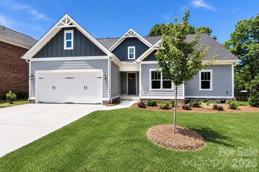 New construction home in Magnolia Glen - being built right now. Gated community with lawn maintenance and irrigation included. Excellent open floor plan. Private lot, backing up to trees. Includes large screen porch, plus composite deck. Unfinished bedroom, bathroom and bonus room on second story - allowing the potential for expansion.