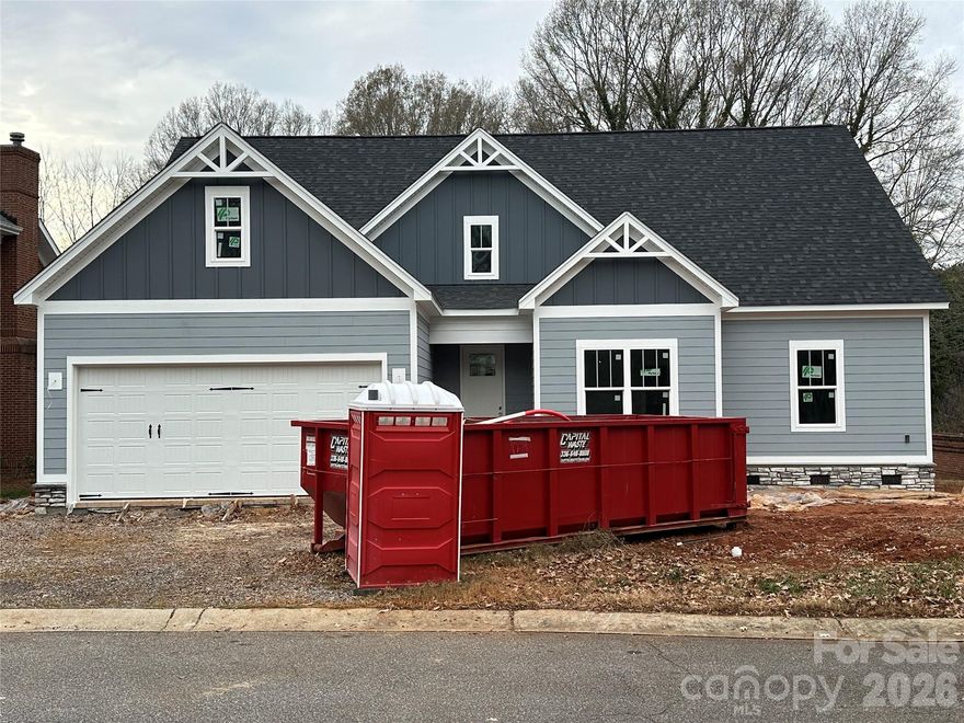 New construction home in Magnolia Glen - being built right now. Gated community with lawn maintenance and irrigation included. Excellent open floor plan. Private lot, backing up to trees. Includes large screen porch, plus composite deck. Unfinished bedroom, bathroom and bonus room on second story - allowing the potential for expansion.