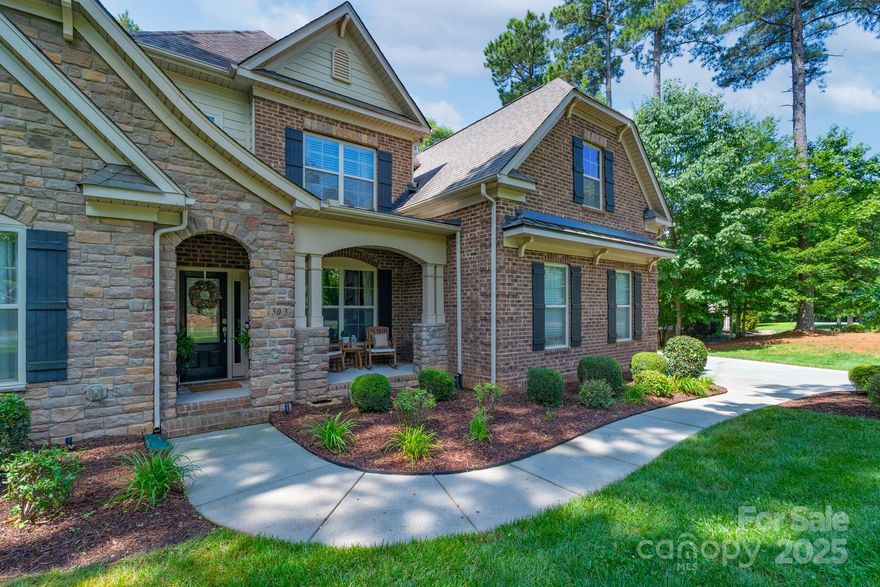 PRICE TO SELL! Unbeatable value in Lake Wylie, this elegant Custom-built home is located in highly sought-after neighborhood Heron Cove. Lake life as its best plus privacy, serenity and lush botanicals on a quiet street. 4,482 sqft, exquisite finishes throughout, Secondary primary bedroom on main along a bright Study, Formal Dining Room and in nook Butler's pantry. Option to have a second office space in the Primary bedroom which features a seating area, 2 separate walk-in closets & a Flex room. Open floor plan showcasing high ceilings, a welcoming family room w/fireplace & coffered ceiling, surround sound, beautiful Gourmet Kitchen w/island, granite countertops, Double wall oven, Gas cooktop & sunny Breakfast area. Gorgeous hardwood floors. Serene screened back porch & deck, perfect for relaxing & entertaining. Amazing amenities, comm. pool, kayaks' launch area, boat storage, walking trails & playground. Easy commute to Charlotte Uptown & Airport, Clover school district, Low SC taxes!