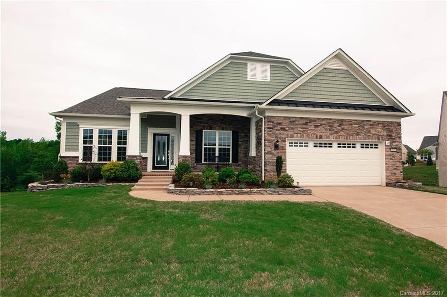 Gorgeous open plan ranch home w/ full basement! Rich hardwood flooring & extensive crown molding throughout the main level. Master chef's kitchen offers flowing granite countertops, beautiful cabinetry, & SS appliances. Sunroom boasts scenic views & a relaxing mood. Spacious master bedroom features a luxurious tray ceiling. Dual vanities w/ granite counters & large walk-in closet make up the master bathroom. Basement that allows for any activity. Many features like the Lutron shades (QR Code).