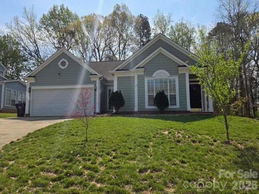 Welcome to this beautifully maintained 3-bedroom, 2-bath home offering a perfect blend of comfort, style, and functionality. This house offers: Large great room featuring a cozy fireplace, ideal for gatherings or quiet evenings. Laminate flooring throughout the main living areas for easy maintenance and a modern look.
Carpeted bedrooms for added comfort. Spacious kitchen with center kitchen island granite countertops, ceramic tile backsplash, generous cabinet storage, breakfast area perfect for casual meals. Fenced backyard offering privacy and room to play, garden, or entertain. Expansive concrete patio—great for grilling, outdoor dining, or relaxing in the sun. 2 car garage; plenty parking. Close to the stores and hwy. House is ready for new owners!