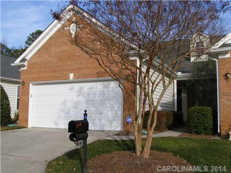 NEW PRICE!Beautifully maintained home in Ft. Mill's premier 55+ community. Cul-de-sac location, private back. Upgraded Kitchen has solid surface ctrs, tile, smooth cooktop range & opens to vaulted GR w/FP. Spacious Master & bath w/dual sinks, WIC, garden tub & sep shower. Flexible Den space can be DR,Study,Office - you decide. Tile in baths + Laundry w/sink. Upgraded ceiling fans. New Roof 2011.