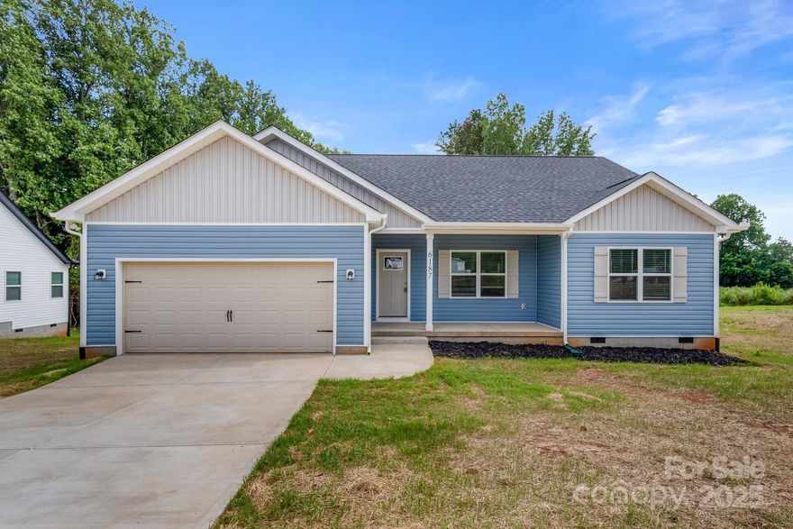 COMPLETED Home! The Campbell is an AWESOME floorplan by Victory Builders! Relax with a cup of coffee or watch the sunset on the covered front porch! Walk in onto BEAUTIFUL LVP flooring throughout the entire home! OPEN FLOORPLAN! Vaulted ceilings throughout the spacious Great Room and kitchen. The kitchen is STUNNING w/white shaker cabinets, granite countertops, walk-in pantry, breakfast bar island w/seating, and NEW SS Appliances- WOW! SPLIT Floorplan! Primary suite is a DREAM w/ vaulted ceilings, HUGE walk-in closet, and AMAZING bathroom featuring walk-in shower, linen closet, and dual granite vanity. 2 guest beds are ample in size and share the additional full bathroom w/ tub/shower combo and single granite vanity. Enjoy the back deck as well! GREAT floorplan that is sure to go quickly! Come see it today!