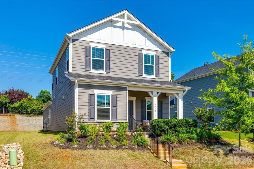 Welcome to 13210 Kenworth Rd, a move-in-ready home that checks all the boxes. This light-filled home features an open floor plan ideal for entertaining and everyday living. The updated kitchen shines with quartz countertops and stainless steel appliances, flowing effortlessly into the main living space. Fresh paint throughout gives the home a clean, modern feel. Spacious bedrooms include walk-in closets, offering comfort and storage you’ll appreciate. Built with energy-efficient features to help keep utility costs low. Enjoy morning coffee or evening relaxation on the charming front porch, plus the convenience of a two-car garage. Located in a desirable Charlotte area close to shopping, dining, and major highways