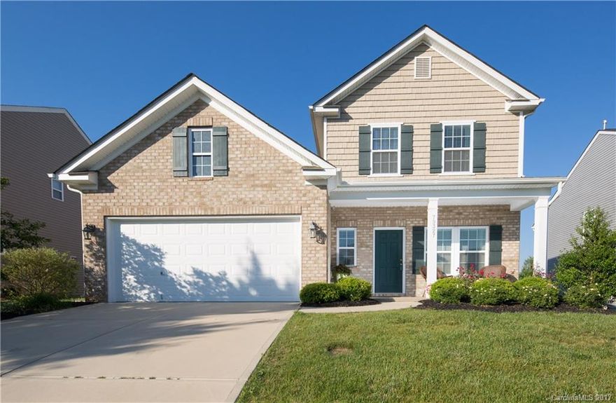 What a gem! This meticulous home shows like a model! A spacious & open floor plan that offers a master suite on the main level, hardwoods, huge kitchen island perfect for entertaining, covered paver patio with built in grill, covered front porch and more! Energy Star Qualified! HOA offers pool,  sidewalks, tennis, clubhouse & More! Great schools, low taxes & minutes to Ballantyne, shopping & dining!!