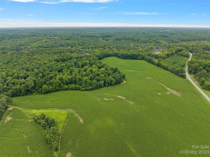 Country Living at its finest! Large vacant lot that provides multiple homesites for you to choose from. The land provides a diverse setting with gorgeous open farm land in the front and mixed timber in the back. The uses of this land are endless; Pursue building your dream home to have country living and farm land views, agricultural purposes, recreational activities, micro-farming, hunting, equestrian, etc.  Located in Rowan County; minutes away from downtown Salisbury, Mocksville, High Rock Lake, and not far away from Charlotte, Concord, Mooresville and Lake Norman areas or the Winston-Salem / Greensboro areas.  Easy Access to I-85. Right around the corner from the Yadkin River Boat Ramp. There are electrical utilities available at the road. Subject To Survey. There is a perc test map available. Department of Transportation has driveway permit information available. More land available for sale; contact listing agent for more info. Beautiful food plot in the back.