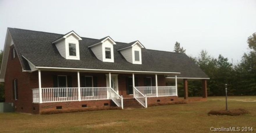 This 1.5 story attractive brick house is located in a well established rural neighborhood of Chesterfield on 2.00 acres.  The spacious main floor offers an entry area and open living/dining space with adjacent kitchen, utility, master bedroom/bath and 2nd bedroom with easy access to full hall bath.  The second floor has plenty of room and storage within the two bedrooms and full hall bath.  Full front porch, rear deck, double carport, fresh paint and new carpet/floor covering-Need I say more?