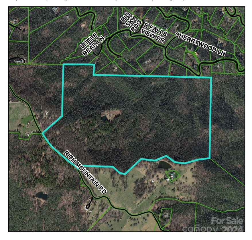 Located on Rich Mountain Rd this 142 ac tract has beautiful views looking toward Pisgah National Forest. Facing NNw you can see Looking Glass Mountain Pilot Mountain and Mnt Pisgah.  It is beautifully wooded with oaks, maples. pine and poplar.  There is a trail system in place that is great for biking, hiking, and ATV use. Other features include beautiful rock formations, a gazebo, small pond and stream. Owning this property would be equivalent to living in Pisgah National Forest.