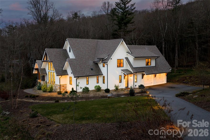 Set among meadows of wildflowers and native plantings, this custom-crafted modern farmhouse offers a thoughtful blend of comfort, style and natural beauty in the desirable Poplar Ridge community. An inviting foyer welcomes you into a light-filled living room where vaulted ceilings, exposed wood beams, and a stone gas fireplace create a warm and relaxed atmosphere. Floor-to-ceiling windows bring in the outdoors, while detailed crown molding and a soft, natural color palette add a refined touch. The space flows easily into the dining area and gourmet kitchen, making it well suited for everyday living and entertaining. Thoughtfully renovated with new kitchen, baths and landscaping. Ideal size and landscaped for lock-and-leave lifestyle too. The main-level primary suite provides a quiet retreat, complete with a spacious walk-in closet and a well-appointed bath designed for function and comfort. Upstairs, you’ll find two en-suite bedrooms offering privacy for family or guests, along with a versatile bonus room that can adapt to your needs, whether as a home office, media room or play space. Outdoor living is just as inviting, with a screened porch off the living room that connects to a generously sized deck. The private backyard and surrounding natural landscape create a peaceful setting, while the deck offers plenty of space to relax or gather with friends throughout the seasons. Carefully designed and beautifully maintained, this home offers an easy balance of modern living and quiet surroundings.