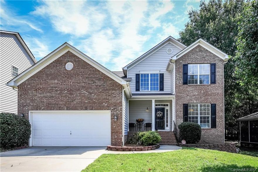 This Beautiful Hunter Oaks home has 4 bedrooms plus a large bonus room. The Master is on the main level.  Kitchen has very nice stainless appilances and granite counter tops.  Great open floorplan for entertaining.  The backyard is flat, private and completely fenced.  Close to upscale dining and shopping with great Marvin school assignments. Neighborhood boasts a Club House, Playground, Pond, Pool, Recreation Area, Tennis Court(s), Walking Trails.