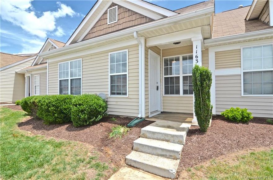 Beautiful 3 BR/2 BA unit in popular Brookchase. What an amazing location - close to Ballantyne and Charlotte, but low Lancaster county taxes. Gorgeous floors (2015), lovely kitchen with upgraded cabinets, granite look counter tops, fresh paint. New tile in kitchen, laundry and downstairs bath. Nest thermostat, fridge, washer/dryer convey. Fenced patio for privacy. Quiet master suite.