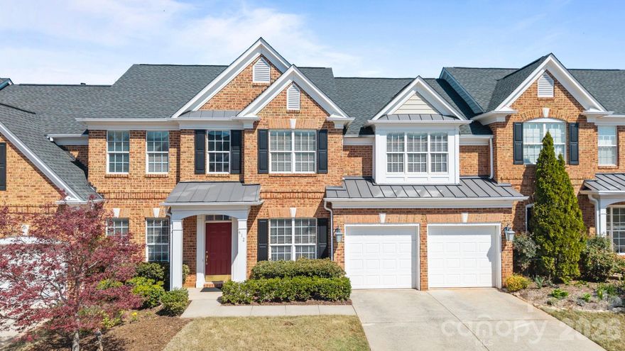 Nestled in the sought-after Avington community, just a short drive from downtown Matthews, this all-brick townhome offers the expansive feel of a single-family residential home with almost 2700sqft of living space and an amazing layout, while still providing the convenience and elegance of townhome living. Offered by the original owners and thoughtfully designed for both comfort and functionality is now ready for your buyers to make this residence their own! As you enter into the 2 story foyer, you'll find engineered hardwood floors throughout most of the main living areas, creating a warm and timeless feel. A formal dining room and living/office room flank the entry foyer as well. The home features an impressive, spacious floorplan with a primary suite on the main level including a massive ensuite with walk-in closet, the kitchen is open to the breakfast area and 2 story great room with gas log fireplace. Upstairs offers an expansive loft, ideal for a second living area or media space, plus two generously sized secondary bedrooms and a rare walk-in attic for added storage and convenience. There is a second office with french doors as well, making it perfect for today's work from home lifestyle. All interior walls were just painted a neutral color making it naturally bright throughout. Situated on a large 0.11 acre townhome lot, this property stands out with its fenced in large backyard - providing usable outdoor space that is hard to find in townhome living. Located in a beautiful all brick neighborhood in Matthews, you'll enjoy a charming small-town feel with easy access to downtown Matthews and Southeast Charlotte, offering the perfect balance of convenience and lifestyle.