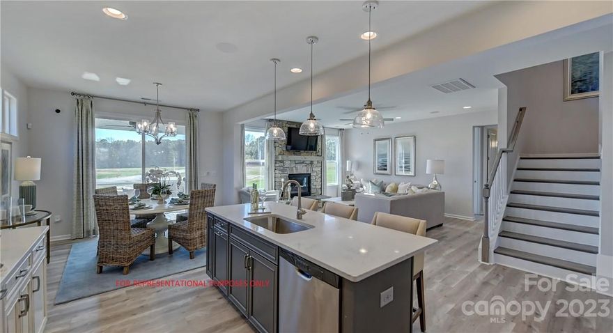 MLS # 4055175 REPRESENTATIVE PHOTOS ADDED.  The Waverly is a captivating floor plan with a first-floor guest suite, study and  spacious gathering room with fireplace and a bright open kitchen allowing plenty of entertaining power. The second-floor owner’s suite connects to the spa bath with dual vanities, shower, tub and two walk-in closets. A spacious loft makes for a great play space or media room while the three additional bedrooms offer plenty of private space for everyone. This home features a third floor with a full guest suite and large game room! Structural options include: Study, gas fireplace, third floor loft with attic suite, sunroom.