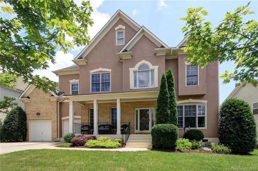 EXPECT TO BE IMPRESSED!Open floorplan w/highly upgraded kitchen featuring Kitchen Aid appliances, updated cabinetry, sub zero fridge, huge stainless sink, breakfast area which overlooks screened sunroom w/trek deck & stacked stone ambiance..great for yearly outdoor living..main level has real hardwoods, great room w/fireplace, large dining room & office w/french doors..Upper level hosts 4 brms & 3 baths,impressive master w/sitting area & huge bath...3rd floor has huge bonus room.Great community!