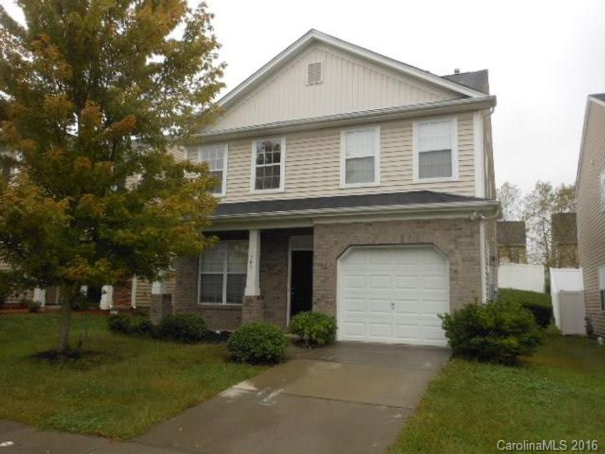 ~NEW CARPET & PAINT ~LOCATION~LIFESTYLE~LIVABILITY~MOVE IN READY!  This lovely home boasts 4 bedrooms, 2.5 baths with spacious kitchen! Large Master on main with ensuite bath. Open family/great room with gas fireplace. Great neighborhood amenities include: clubhouse, community pool, playground and walking trails. THROUGHOUT. Great location: Close to downtown Charlotte, 485 and easy access to all major highways as well as shopping and restaurants!