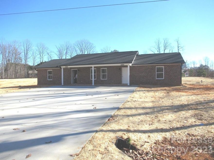 Check out this new brick duplex conveniently located just off Hwy 150 in NE Lincoln County.  The home is in the North Lincoln School District with almost 1000 square feet.  This one offer a large Den, nice kitchen with granite counters and all appliances.  Vinyl Plank Floors, ceiling fans, laundry room. Two good sized bedrooms and 1 bath.  Covered front porch & rear patio.  Located in a quiet neighborhood with large yard.  Application is required to be considered for lease.  Pets allowed are small breed only.