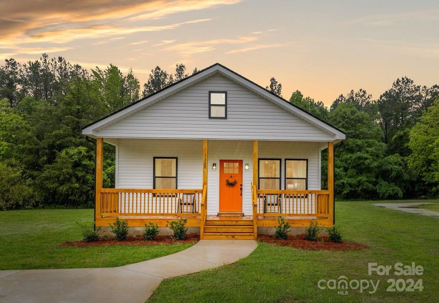 Come Home to this beautiful New Construction in Lancaster, SC!! This completely Furnished Ranch Style Home features 3 bed / 2 baths, approx. 1200 sqft, 9ft ceilings, Vinyl plank flooring, Quartz countertops in the kitchen and bathrooms with the Master bathroom featuring a double vanity. Tile is included in both bathrooms showers. This home also includes all Stainless Steel Appliances, a washer and dryer and a beautiful 10X10 Storage building in the back yard. Every item conveys with the property!! Come make this new House your New Home!!