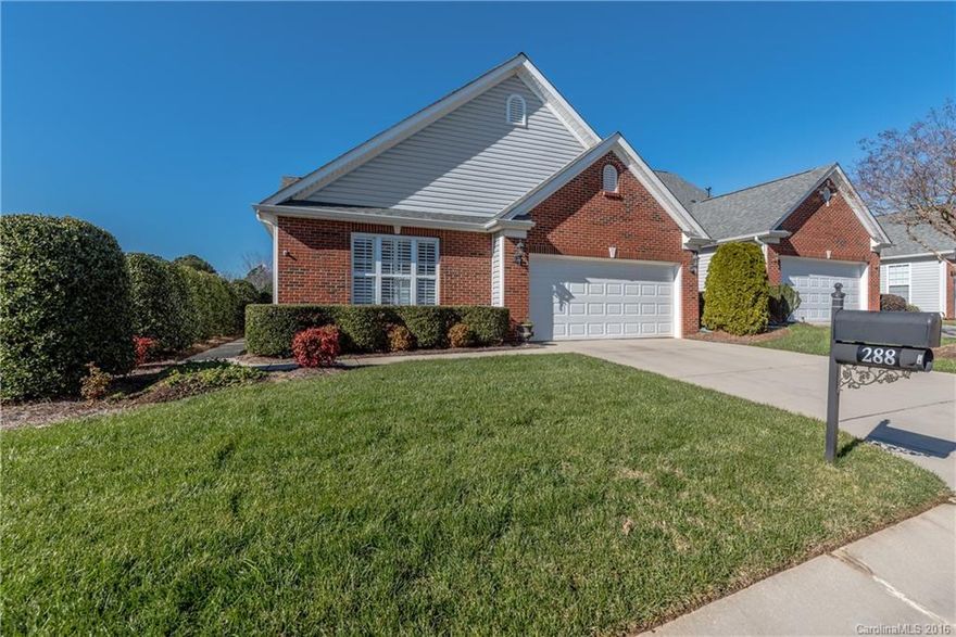 Beautifully upgraded and well-appointed home in desirable community. Hardwoods throughout, tile flooring in baths and laundry. Gourmet kitchen features granite counter tops, tile back splash, stainless steel appliances, gas cook top and double oven. This home has a very open floor plan which is light bright, and airy with Plantation shutters throughout. Den/Library has custom built in bookcases. Large laundry room with counter tops, sink and storage closet. Floored attic with extra storage.