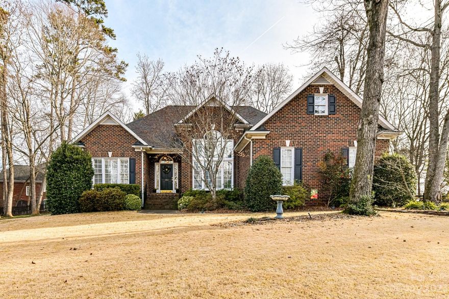 Welcome to this charming full brick ranch home nestled on quiet cul-de-sac street, offering both comfort and style. This one owner home has been meticulously maintained and features a sought-after split floor plan.The kitchen boasts of granite counters, bar seating, walk-in pantry and new microwave and oven (2023). Breakfast area w/bay window and access to the back deck. The spacious Family Room features custom built-in cabinetry, fireplace w/gas logs and is open to the kitchen and breakfast area. Formal dining room w/plantation shutters and hardwood floors. Formal Living/Office w/plantation shutters.  Primary Suite with double trey ceiling. Primary bathroom w/walk-in closet, dual sinks, soaking tub, separate shower and water closet.  Large secondary bedrooms w/ceiling fans. Prepare to be impressed with the amazing landscaped fenced backyard, perfect for relaxing or hosting guests on the deck or paver patio. Side load garage w/service door, overhead storage and utility sink. MUST SEE!