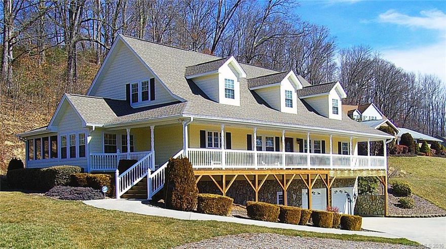 JUST REDUCED! Amazing Custom Home located 5 min to Laurel Ridge Country Club with fantastic Mountain Views. This 3BR/2.5BA adjoins 15th Fairway of the Country Club and offers a spacious master on the main, 2nd master on 2nd floor, living room w/fireplace, beautiful kitchen, formal dining w/vaulted ceiling, private screened porch, family room w/exposed beams & fireplace, large covered front porch, workshop, oversized 3-car Tandem Garage. Conveniently located to shopping, dining, schools & golf.